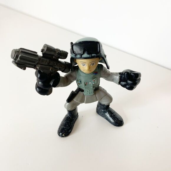 Star Wars Galactic Heroes Figures Lot Chebacca Darth Vader Battle Droid Boba - Picture 3 of 9